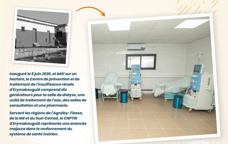 Inauguration du nouveau centre de traitement de l insuffisance renale à Erymakouguié