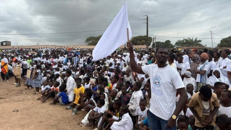 Manifestation des habitants contre le déguerpissement illégal Port-Bouët.