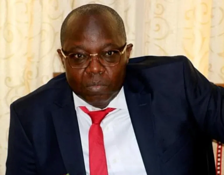 Le ministre Bertrand Arthur Piri en RCA lors d'une réunion officielle à Bangui