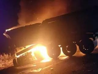 Accident Katiola Niakara collision camions nationale A3 incendie