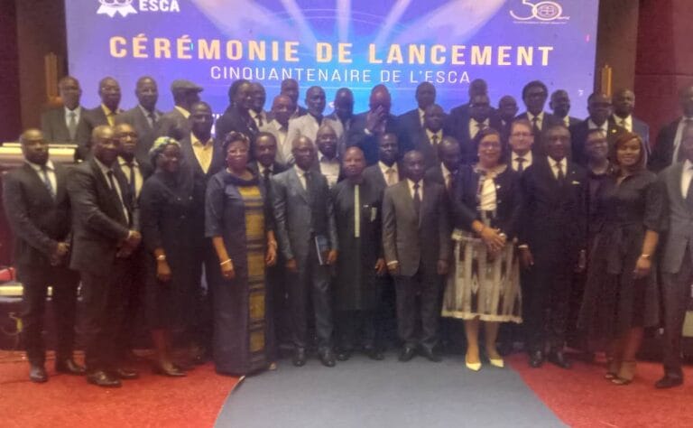 Célébration officielle du jubilé d'or de l'ESCA au Palais des Congrès d'Abidjan