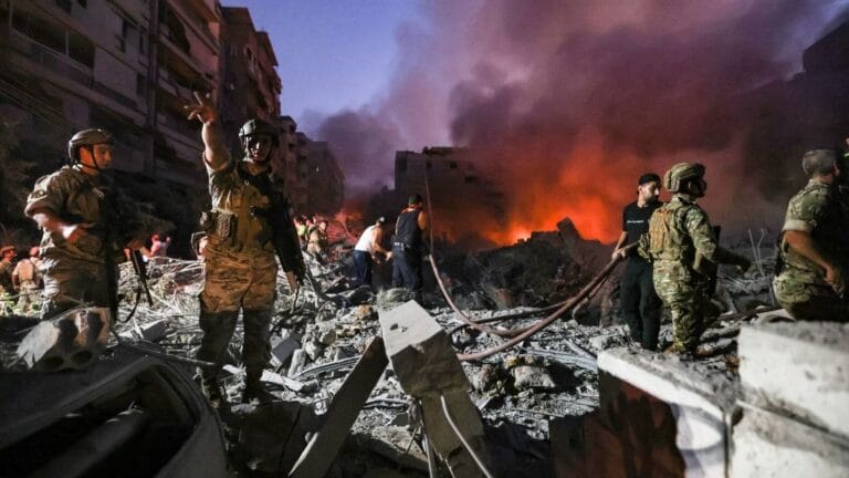 frappes israéliennes sur Beyrouth banlieue sud
