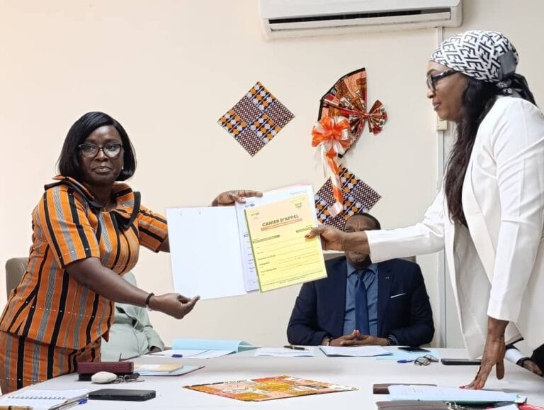 Cérémonie officielle marquant la succession à l’ISTC Polytechnique entre les deux directrices.