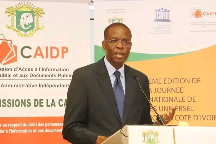 Le nouveau président de l'ANP Bakary Sanogo lors de sa prise de fonction le 8 juillet 2026.