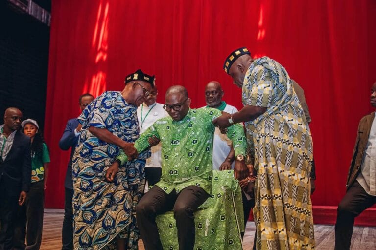 Lancement officiel du REM PDCI-RDA par Kouakou Marchal Balou à Yamoussoukro pour mobiliser les militants.