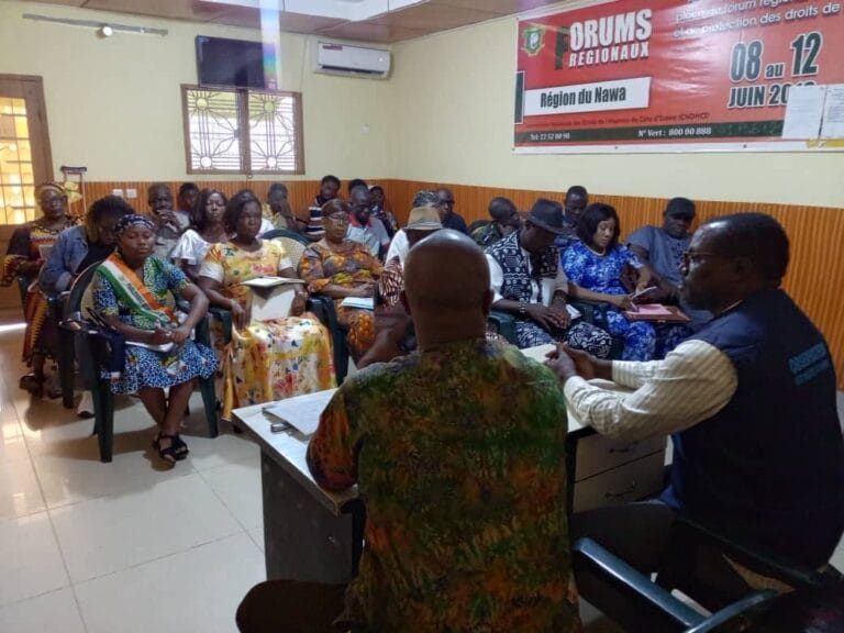 Les acteurs locaux se mobilisent activement pour les élections à Soubré en juillet 2026.