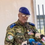Portrait officiel du regretté Général de Division Dem Aly Justin, Chef d'État-Major Général des Armées adjoint de Côte d'Ivoire.