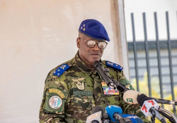 Portrait officiel du regretté Général de Division Dem Aly Justin, Chef d'État-Major Général des Armées adjoint de Côte d'Ivoire.