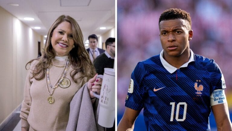 Analyse d'un faux bandeau d'information simulant une demande d'extradition au Paraguay contre Kylian Mbappé.