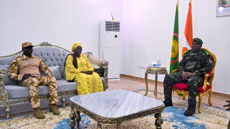 Le Général Abdourahmane Tiani accorde une audience aux ministres de l'Environnement à Maradi.