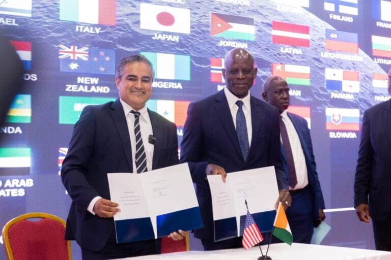Accords Artemis signés par la Côte d’Ivoire lors d’une cérémonie officielle à Abidjan
