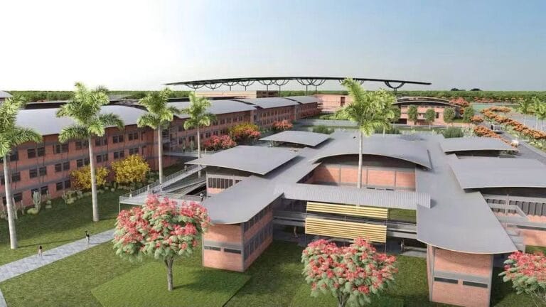 Université d’Odienné avec des travaux de construction réalisés à 55 % en octobre 2026