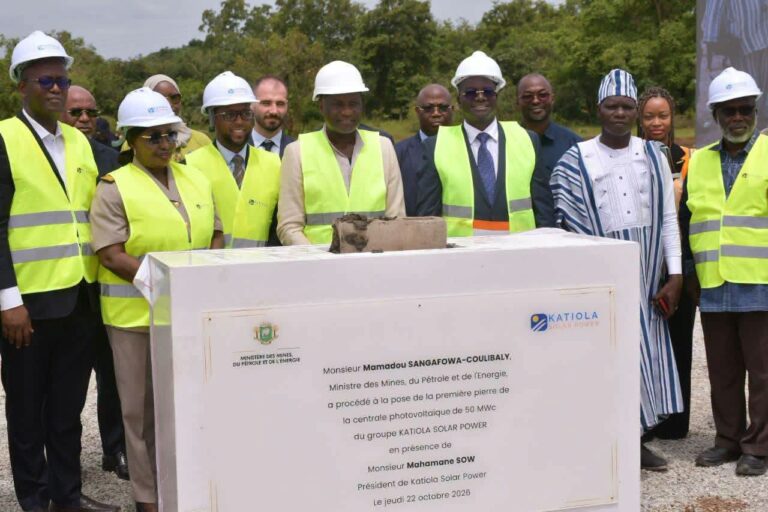 Centrale solaire de Katiola de 50 MWc lancée par Mamadou Sangafowa-Coulibaly