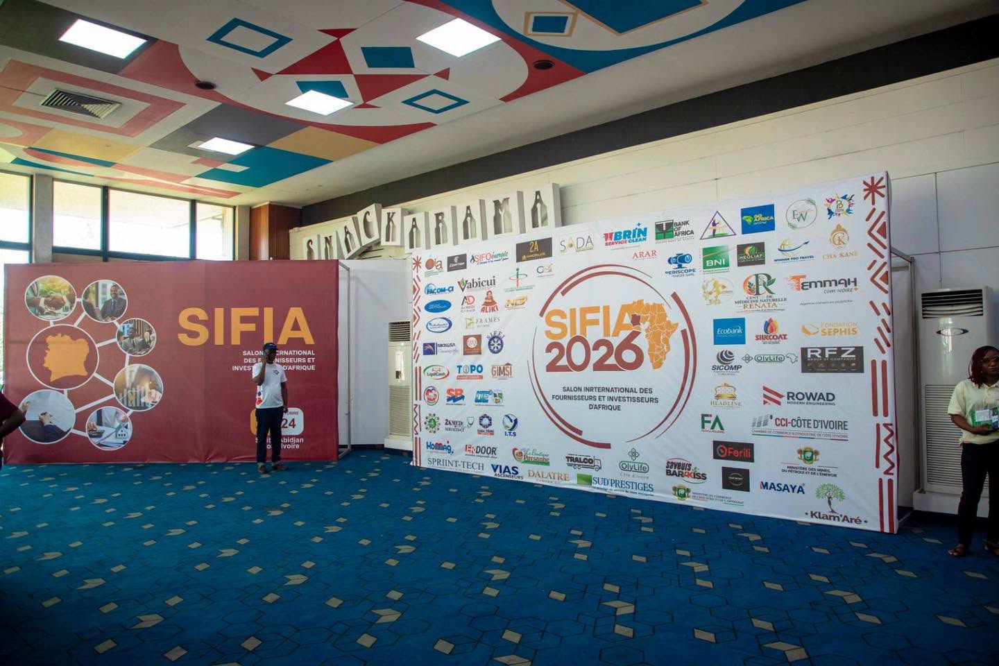 SIFIA-Africa 2026 réunissant des entreprises ivoiriennes au Sofitel Abidjan Hôtel Ivoire