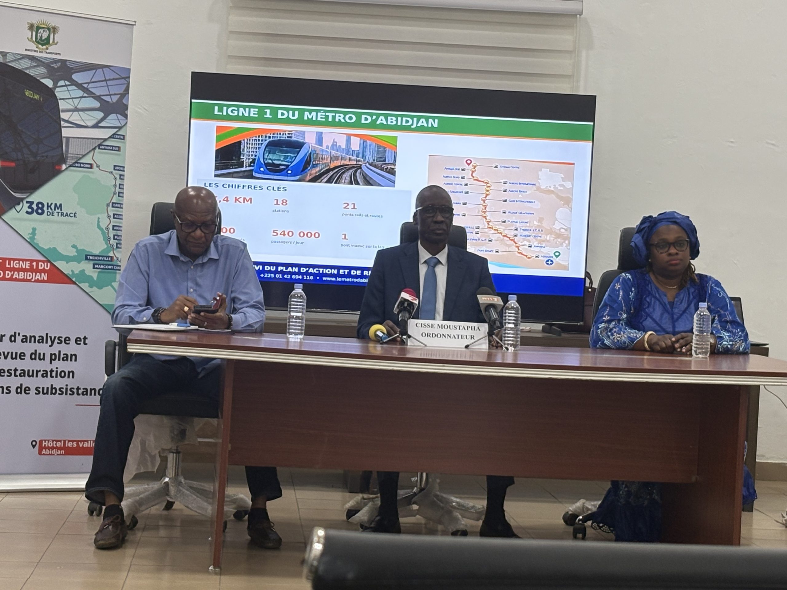 Métro d’Abidjan avec 11 644 personnes affectées déjà indemnisées