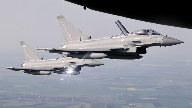 Avions britanniques Typhoon déployés pour renforcer la défense aérienne de l’Arabie saoudite