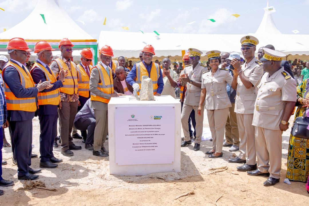 Centrale solaire de Tongon financée à 33 milliards de FCFA et destinée à créer 500 emplois